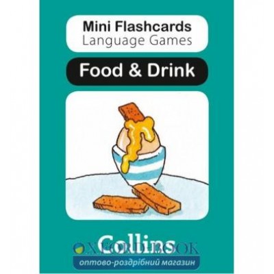 Картки Mini Flashcards Language Games Food & Drink ISBN 9780007522439 заказать онлайн оптом Украина