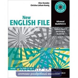 Підручник New English File Advanced Multipack B (Students Book + Workbook + MultiROM) ISBN 9780194595858