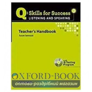 Книга для вчителя Skills for Success Listening and Speaking 3 Teachers Book with CD-ROM and Online Practice ISBN 9780194756174