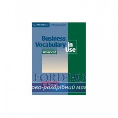 Словник Business Vocabulary in Use New Advanced ISBN 9780521540704 замовити онлайн