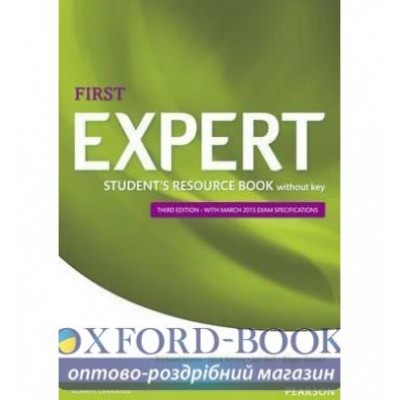 Робочий зошит FCE Expert 3rd Ed (2015) Workbook Students Resource - Answer Key ISBN 9781447980636 заказать онлайн оптом Украина