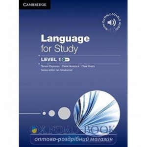Підручник Language for Study 1 (B1-B2) Students Book with Downloadable Audio ISBN 9781107689190