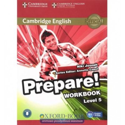 Підручник Cambridge English Prepare! Level 5 Students Book Capel, A ISBN 2000096222001 замовити онлайн