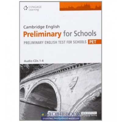 Тести Practice Tests for Cambridge PET for Schools Audio CDs (4) ISBN 9781408061541 замовити онлайн