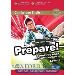 Підручник Cambridge English Prepare! 5 Students Book with Online Workbook with Testbank ISBN 9781107497924