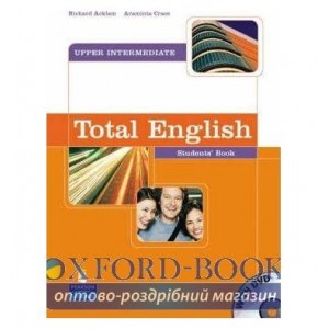 Книга Total English Upper-Interm Підручник + DVD ISBN 9781405815642