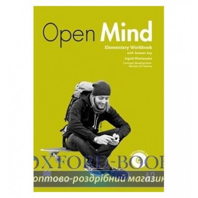 Робочий зошит Open Mind British English Elementary Workbook with key and CD ISBN 9780230458437 замовити онлайн