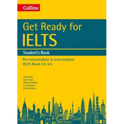 Підручник Get Ready for IELTS Band 3.5-4.5 Students Book ISBN 9780008139179 заказать онлайн оптом Украина