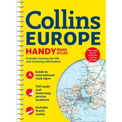 Книга Collins Europe Handy Road Atlas ISBN 9780008214180 заказать онлайн оптом Украина