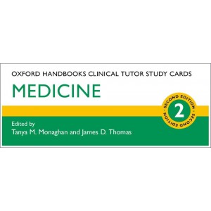 Картки Oxford Handbooks Clinical Tutor Study Cards: Medicine James D. Thomas, Tanya M. Monaghan ISBN 9780198830849