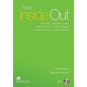 Книга для вчителя New Inside Out Elementary Teachers Book with Test CD ISBN 9780230020955