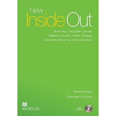 Книга для вчителя New Inside Out Elementary Teachers Book with Test CD ISBN 9780230020955 заказать онлайн оптом Украина