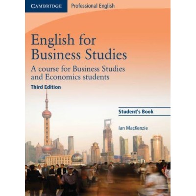 Підручник English for Business Studies 3rd Edition Students Book ISBN 9780521743419 заказать онлайн оптом Украина