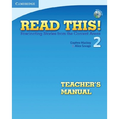 Read This! 2 Teachers Manual + CD Savage, A ISBN 9780521747912 замовити онлайн