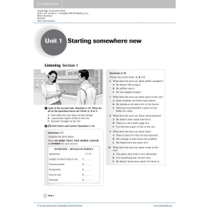 Робочий зошит Complete IELTS Bands 5-6.5 Workbook without Answers with Audio CD ISBN 9781107401969