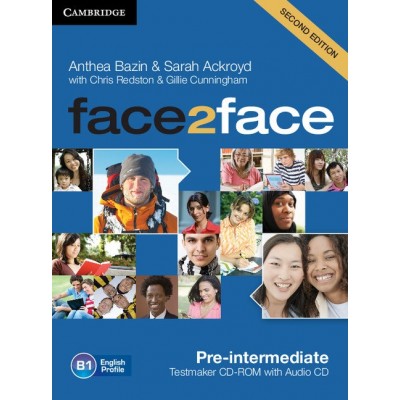 Тести Face2face 2nd Edition Pre-intermediate Testmaker CD-ROM and Audio CD Bazin, A ISBN 9781107609952 замовити онлайн