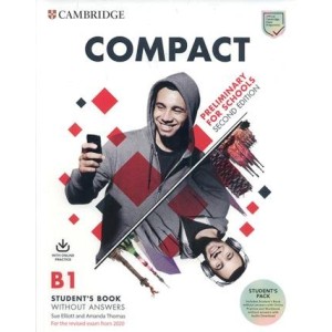 Набор книг Compact Preliminary for Schools Second Edition Students Pack Amanda Thomas, Sue Elliot ISBN 9781108349093