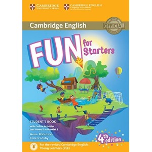 Підручник Fun for 4th Edition Starters Students Book with Online Activities with Audio and Home Fun Booklet 2 ISBN 9781316617465
