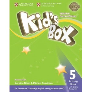 Робочий зошит Kids Box Updated 2nd Edition 5 Activity Book with Online Resources Nixon, C ISBN 9781316628782