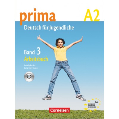Робочий зошит Prima-Deutsch fur Jugendliche 3 (A2) Arbeitsbuch+CD Jin, F ISBN 9783060200764 заказать онлайн оптом Украина
