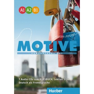 Аудио диск Motive A1–B1 — 7 Audio-CDs zum Kursbuch Lektion 1-30 ISBN 9783190618781