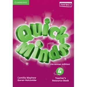 Quick Minds 4 for Ukraine Teachers Resource Book 9786177713783 Cambridge University Press