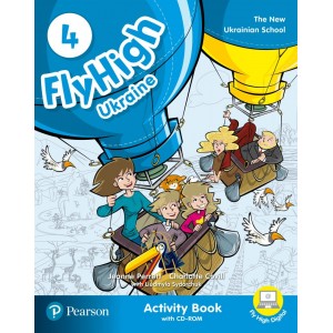 Fly High 4 UKRAINE Activity Book (рабочая тетрадь, new edition) 9788378827337 Pearson