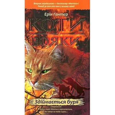 Коти - вояки Книга 4 Здіймається буря Ерін Гантер 9786177312931 АССА заказать онлайн оптом Украина