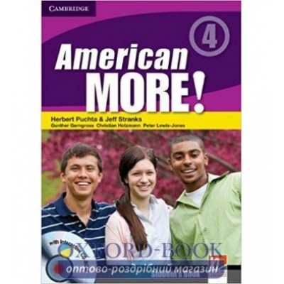 Підручник American More! 4 Students Book with interactive CD-ROM ISBN 9780521171595 заказать онлайн оптом Украина