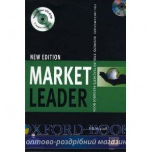 Книга для вчителя Market Leader New Pre-Intermediate Teachers Book Pack with Test Master CD-ROM and DVD ISBN 9781405813440