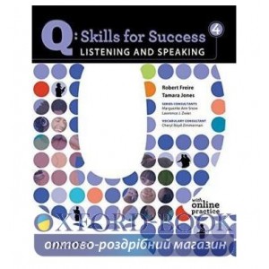 Підручник Skills for Success Listening and Speaking 4 Students Book with Online Practice ISBN 9780194756136