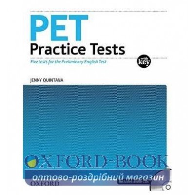 Тести cambridge english PET practice tests with key and audio cd ISBN 9780194534680 замовити онлайн