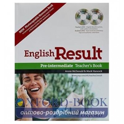 Книга English Result Pre-Intermediate Teachers Resource Pack ISBN 9780194306607 замовити онлайн