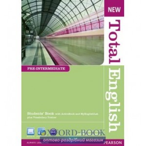 Підручник Total English New Pre-Interm Students Book with Active Book with MyLab ISBN 9781408267196