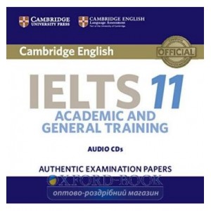 Тести Cambridge Practice Tests IELTS 11 Audio CD ISBN 9781316503928