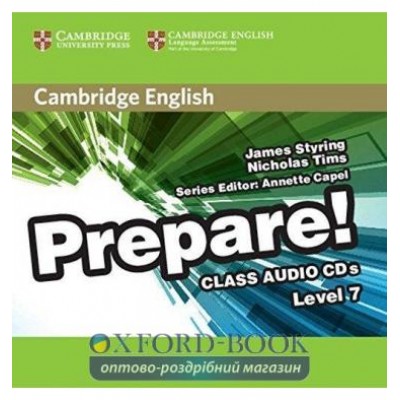Диск Cambridge English Prepare! 7 Class Audio CDs (3) Styring, J ISBN 9780521180429 заказать онлайн оптом Украина