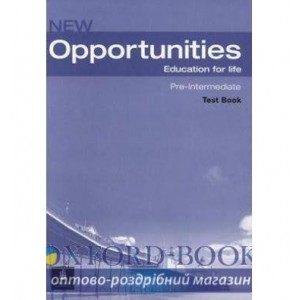 Тести Opportunities Pre-Interm New Test+CD Pack ISBN 9781405838047