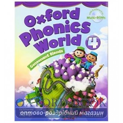 Підручник Oxford Phonics World 4 Students Book with MultiROM ISBN 9780194596206 заказать онлайн оптом Украина