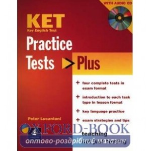 Підручник KET Practice Tests Plus Students Book + CD New ISBN 9781405822848