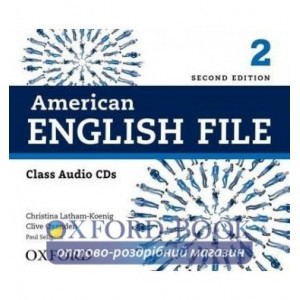 Диск American English File 2nd Edition 2 Class Audio CDs B1 Pre-Intermediate ISBN 9780194775625