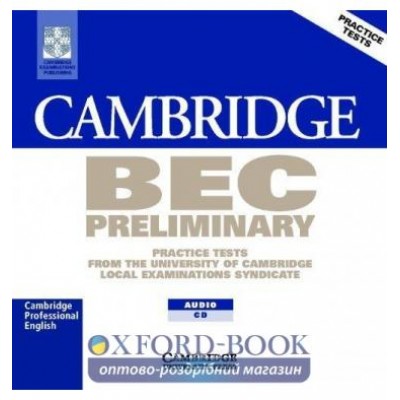Cambridge BEC 1 Preliminary Audio CD ISBN 9780521753036 замовити онлайн