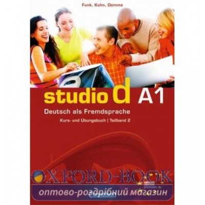 Робочий зошит Studio d A1 Teil 2 (7-12) Kursbuch und Ubungsbuch mit CD Funk, H ISBN 9783464207666 заказать онлайн оптом Украина