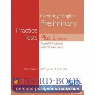 Підручник PET Practice Tests Plus 3 Student Book+CD ISBN 9781408267943 заказать онлайн оптом Украина