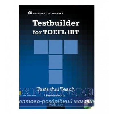 Тести TOEFL iBT Testbuilder with key and Audio CDs ISBN 9780230409712 заказать онлайн оптом Украина