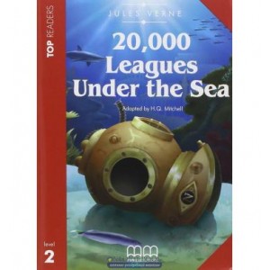 Книга Top Readers Level 2 20,000 Leagues Under the Sea Elementary Book with CD ISBN 2000059081010