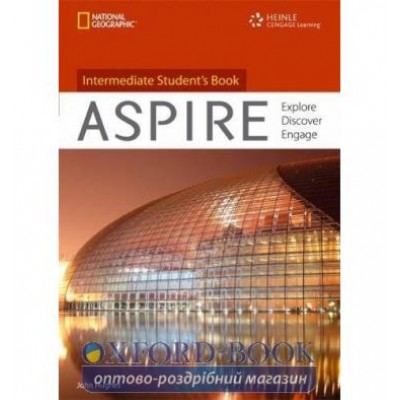 Підручник Aspire Intermediate Students Book with DVD Dummett, P ISBN 9781133564478 заказать онлайн оптом Украина
