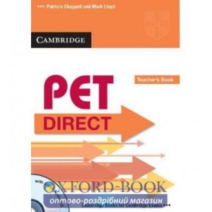 Книга для вчителя Direct Cambridge PET Teachers Book with Class Audio CD ISBN 9780521167161