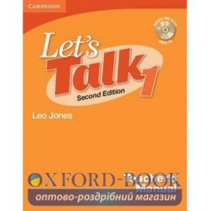 Книга для вчителя Lets Talk 1 Teachers Manual Audio CD ISBN 9780521692823