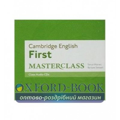 Диски для класса Cambridge English First Masterclass Audio CDs ISBN 9780194512817 замовити онлайн