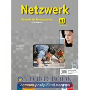 Робочий зошит Netzwerk A1 Arbeitsbuch + 2 Audio-CDs ISBN 9783126061308